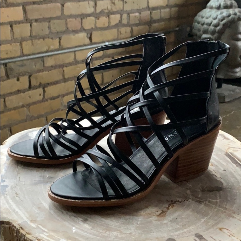 Sol Sana Jordan SS Heel Black 11 NEW